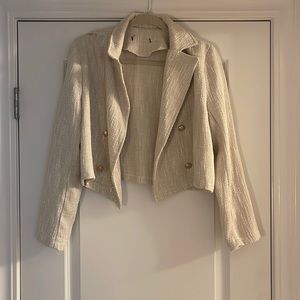 Ivory blazer -SHEIN
